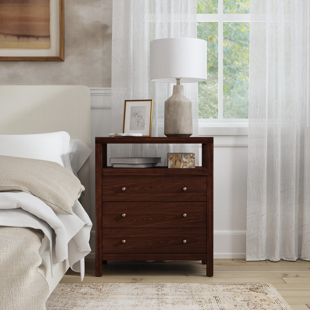 Celine 27" 3-Drawer Nightstand